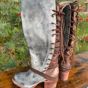 New Freebird coal boots size 8